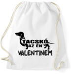 printfashion Valentin tacskóm - Sportzsák, Tornazsák - Fehér (6081713)