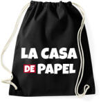 printfashion LA CASA DE PAPEL - Sportzsák, Tornazsák - Fekete (10799479)