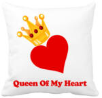 printfashion Queen of my heart - Párnahuzat, Díszpárnahuzat - Fehér (2212815)