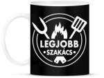 printfashion Legjobb szakács - Bögre - Fekete (16257012)