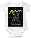 printfashion Motorozok amíg élek - Baba Body - Fehér (6364017)