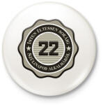 printfashion 22 - Kitűző, hűtőmágnes - Fehér (7236491)