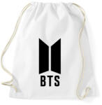 printfashion BTS black - Sportzsák, Tornazsák - Fehér (534059)