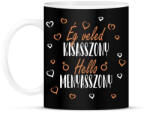 printfashion Ég veled Kisasszony (fehér) - Bögre - Fekete (7264726)