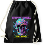 printfashion Trippy Skull - Sportzsák, Tornazsák - Fekete (13518142)