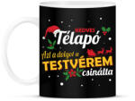 printfashion A testvérem csinálta - Bögre - Fekete (9677989)