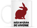 printfashion Házi nyúlra de lövünk - Bögre - Fehér (10464811)