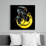 printfashion Emoji kaszás - Vászonkép - Fekete (6657619)