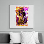 printfashion MUSIC ROCK - Vászonkép - Fehér (6621691)