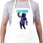 printfashion Big mouth Fortnite - Kötény - Fehér (4910691)