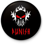 printfashion punish - Kitűző, hűtőmágnes - Fekete (3098667)