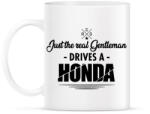 printfashion Just the real Gentleman - Honda - Bögre - Fehér (4453688)