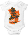 printfashion Downhill narancsszín - Baba Body - Fehér (4103157)