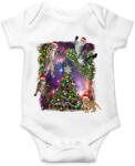 printfashion Macskás karácsony - Baba Body - Fehér (11427827)