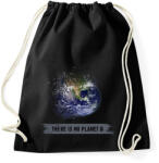 printfashion Nincs B bolygó - Sportzsák, Tornazsák - Fekete (14499880)
