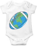 printfashion Rögbi bolygó - Baba Body - Fehér (8045566)