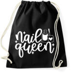 printfashion Nail Queen - Sportzsák, Tornazsák - Fekete (10973606)