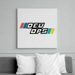 printfashion DEVOPS - Vászonkép - Fehér (6633930)