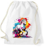 printfashion Lovas - Sportzsák, Tornazsák - Fehér (16650062)