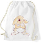 printfashion Mérges nyuszi - Sportzsák, Tornazsák - Fehér (13965641)