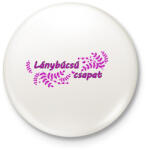 printfashion Lánybúcsú csapat (levélmintás) - Kitűző, hűtőmágnes - Fehér (6310260)