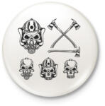 printfashion Firefighter 03 - Kitűző, hűtőmágnes - Fehér (4922425)