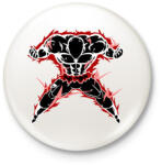 printfashion JIREN2 - Kitűző, hűtőmágnes - Fehér (12488651)