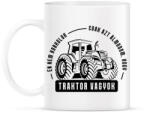 printfashion Azt álmodom traktor vagyok - Bögre - Fehér (3423442)