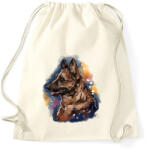 printfashion german shepherd watercolor - Sportzsák, Tornazsák - Natúr (5645291)