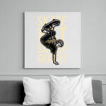 printfashion Skate Eat Sleep Repeat - Vászonkép - Fehér (6621975)