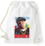 printfashion Biggie Smalls - Sportzsák, Tornazsák - Fehér (15048990)