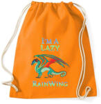 printfashion Lazy dragon - Sportzsák, Tornazsák - Narancssárga (1956438)