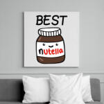 printfashion Best Friends - Nutellás kenyér 1 - Vászonkép - Fehér (6623412)