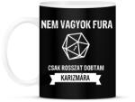printfashion Rosszat dobtam karizmára - Bögre - Fekete (4781682)
