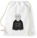 printfashion I'm your father - Sportzsák, Tornazsák - Fehér (245220)