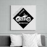 printfashion motorcycle - Vászonkép - Fehér (6634749)