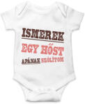 printfashion Ismerek egy hőst - Baba Body - Fehér (16779894)