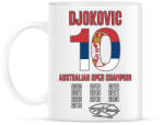 printfashion Djokovic - Australian Open - Bögre - Fehér (12286363)