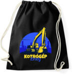 printfashion Kotrógép király - Sportzsák, Tornazsák - Fekete (4762405)