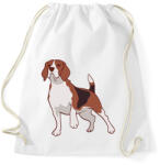 printfashion Beagle - Sportzsák, Tornazsák - Fehér (6351176)