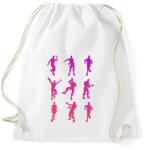 printfashion Fortnite Emotes - Sportzsák, Tornazsák - Fehér (1236605)