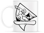 printfashion Snowboarder - Bögre - Fehér (2173826)