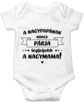 printfashion A nagypapának nincs párja - Fekete - Baba Body - Fehér (7062622)