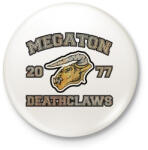 printfashion Deathclaws - Kitűző, hűtőmágnes - Fehér (3076913)