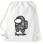 printfashion Among us Impostor art - Sportzsák, Tornazsák - Fehér (4689107)