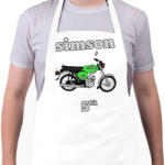 printfashion Simson - Kötény - Fehér (4912917)