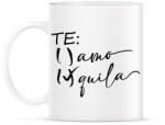 printfashion Inkább tequila, mint Te amo - Bögre - Fehér (16460017)