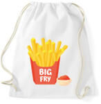 printfashion Big Fry - Nagy tesó - Sportzsák, Tornazsák - Fehér (7013331)