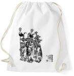 printfashion zenészek - Sportzsák, Tornazsák - Fehér (1282517)