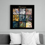 printfashion Picasso - részletek - Vászonkép - Fekete (11899389)